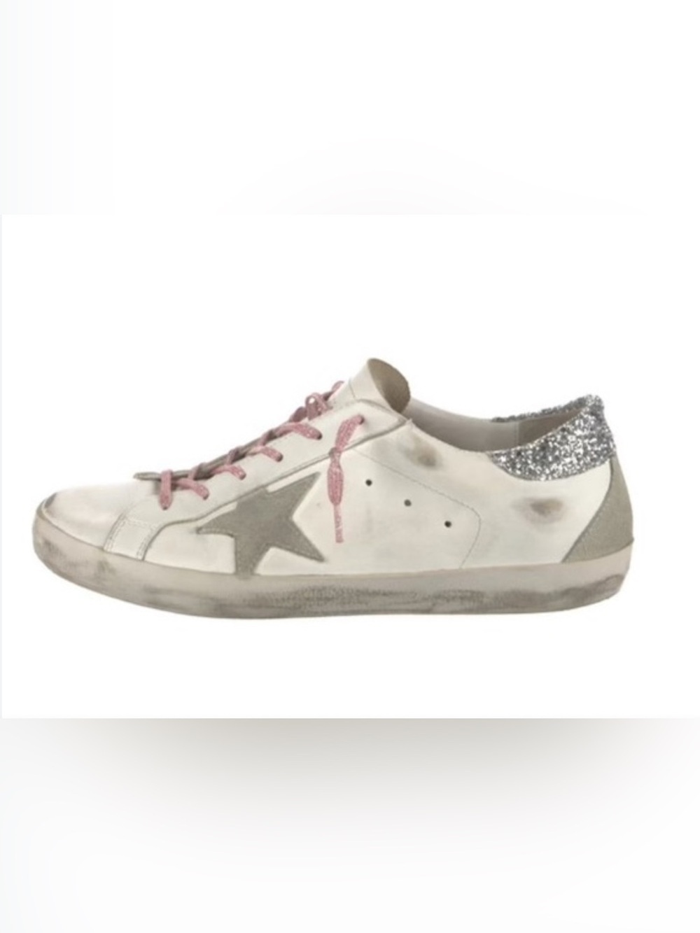 GOLDEN GOOSE Superstar Glitter Sneakers limited private edition size 38